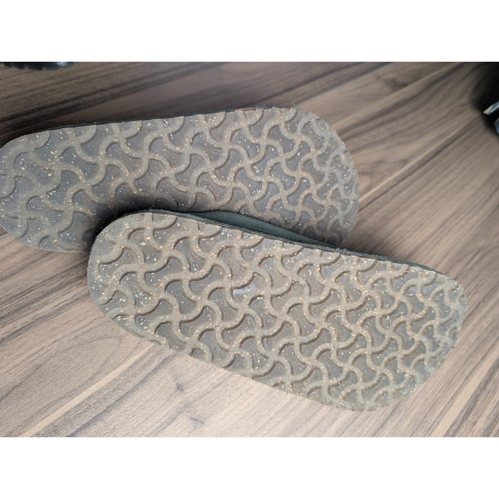 Birkenstock Boston Clogs Green Suede Leather Slip On Shoes EU41 US Women 10 Men8 - Picture 8 of 8